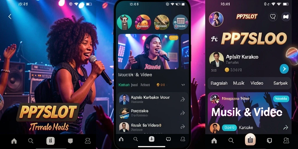 Antarmuka PP7SLOT yang inovatif untuk pengalaman karaoke optimal.