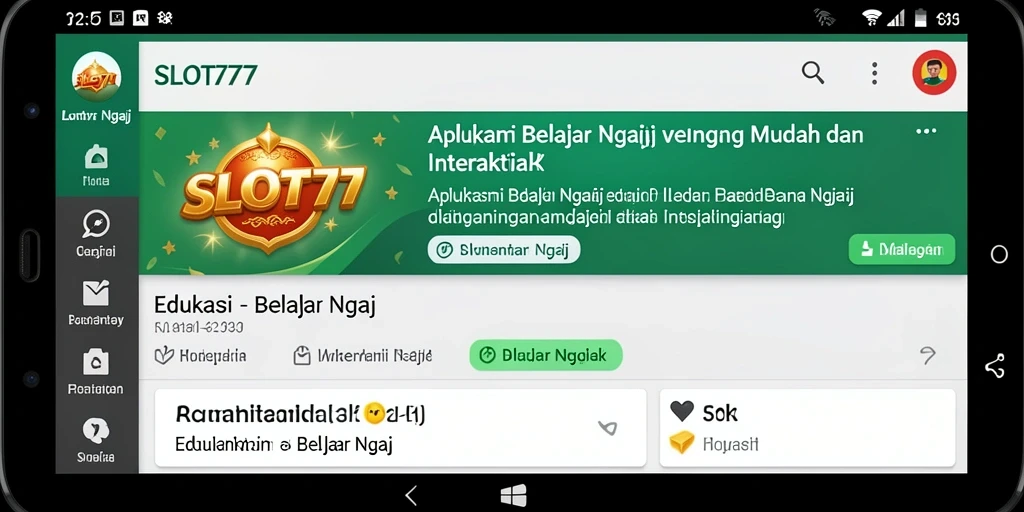 Antarmuka SLOT777 yang interaktif dan mudah digunakan.